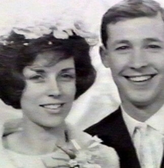 Cathy Ferguson with her husband Sir Alex Ferguson